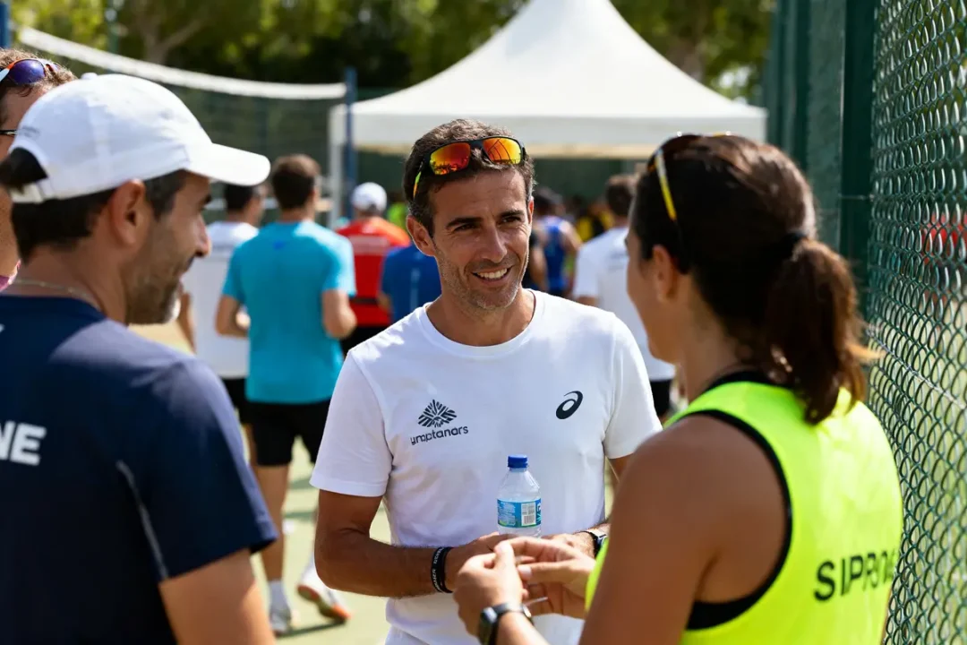 Des gens discutent après une activité sportive, illustrant l'article diarioesportes.com